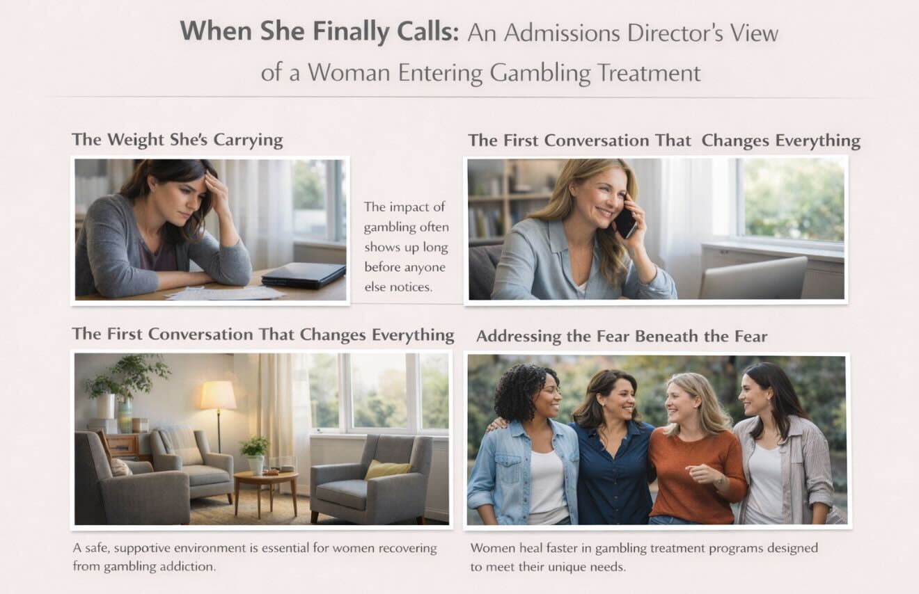 When She Finally Calls: An Admissions Director's View of a Woman Entering Gambling Treatment